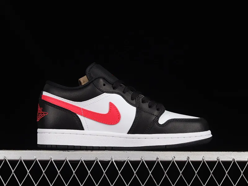 All categories Air Jordan Jordan series basketball shoes Air Jordan 1 Low G version pure original Air Jordan 1 Low "Siren Red" AJ1 Joe 1 black and white red low-top cultural basketball shoes DC0774-004